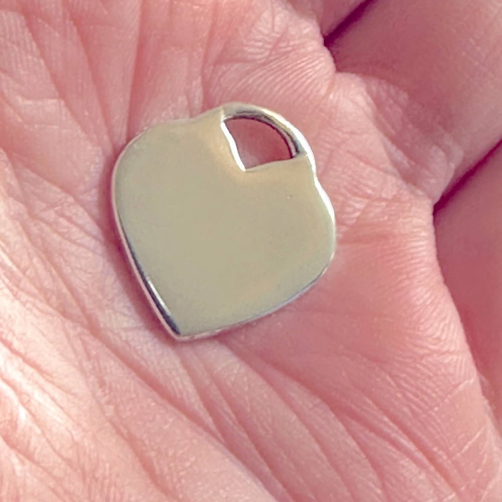 Solid Sterling Silver Heart Pendant